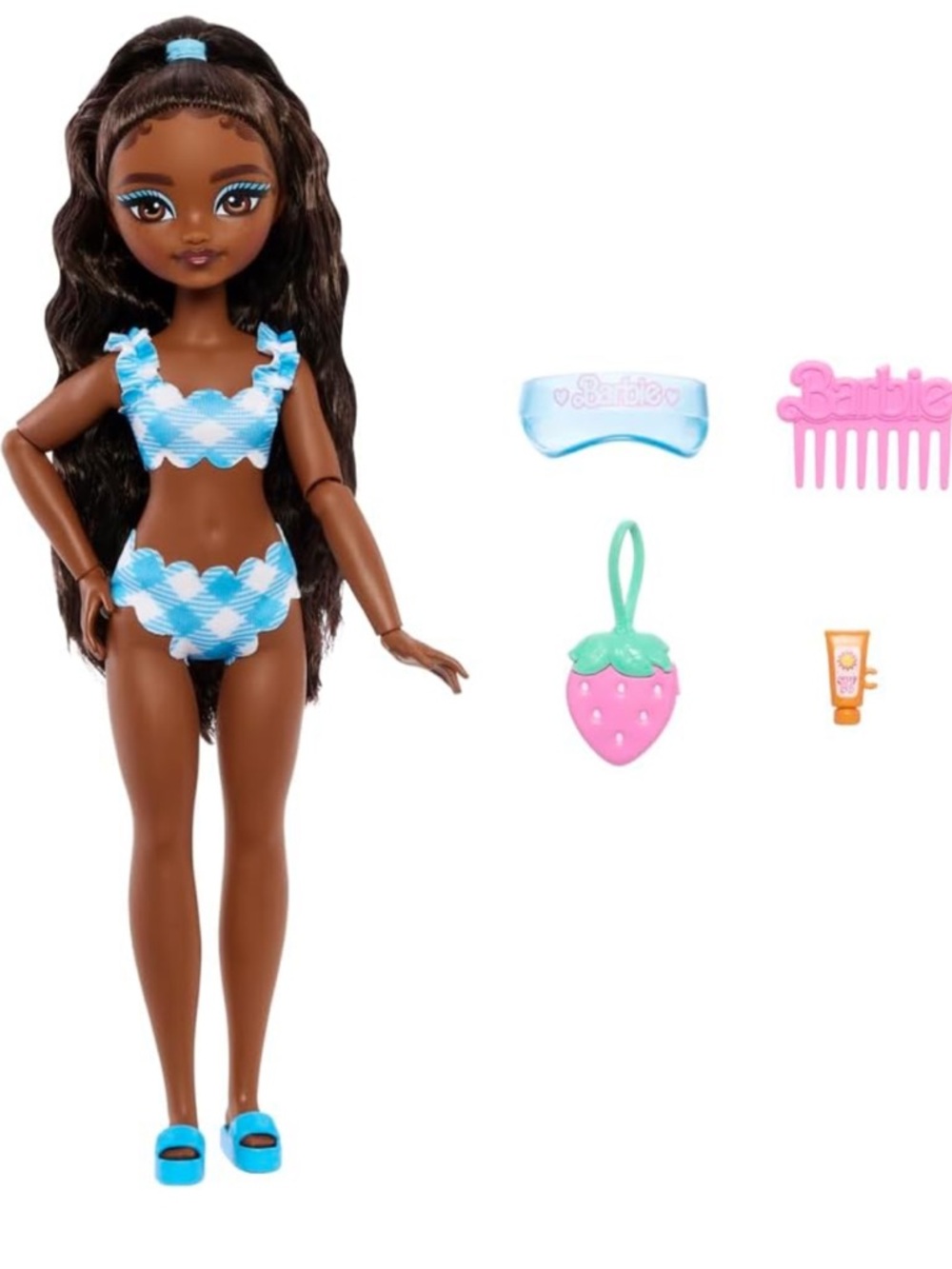 BARBIE DREAM BESTIES BEACH SWIM BROOKLYN DOLL w/ ACCESSORIES - NEW IN BOX - Picture 4 of 4